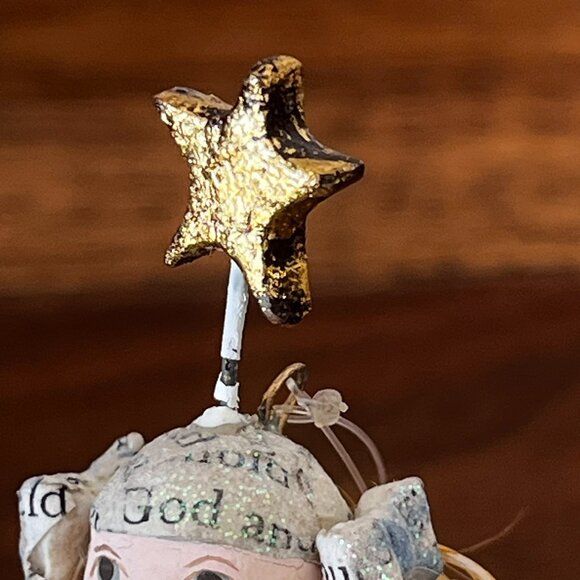 Department 56 Patience Brewster Krinkles Christmas Ornament "Fa La La Lady" READ - Picture 11 of 12